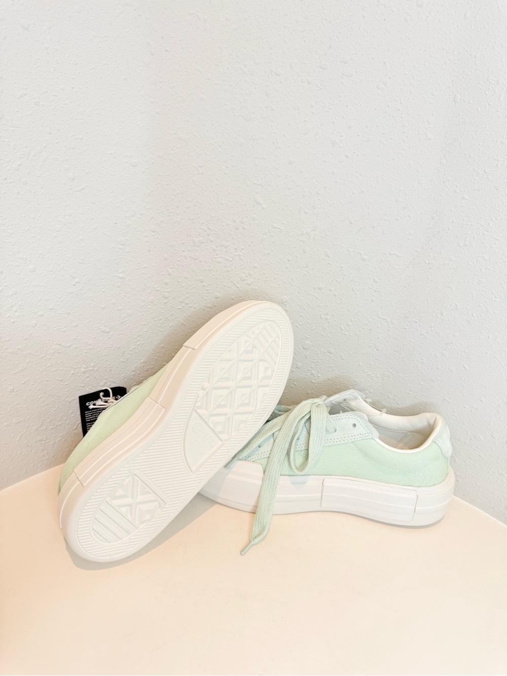 Converse Cruise Mint Green Low Top Platform Unisex Sneakers W 9 M 7.5 NEW - Picture 15 of 16